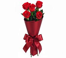 Букет 5 Красных роз Эдлесс Лав в Бегичевский