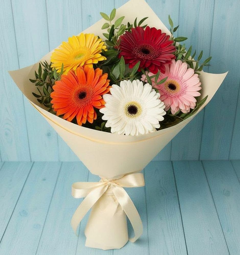 Букет цветов из: Герберы в Бегичевский