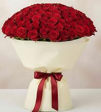 Букет 101 Красная роза Милано в Бегичевский