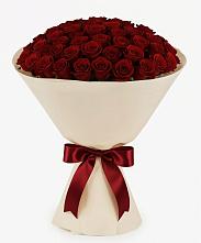 Букет 101 Бордовая роза Блэк Бакарра в Бегичевский