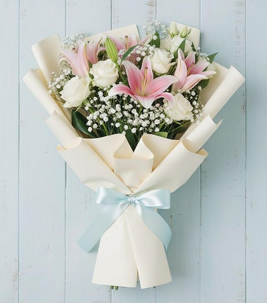 Букет цветов из: Лилии в Бегичевский