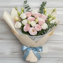 Букет цветов из:  Лизиантусы в Бегичевский
