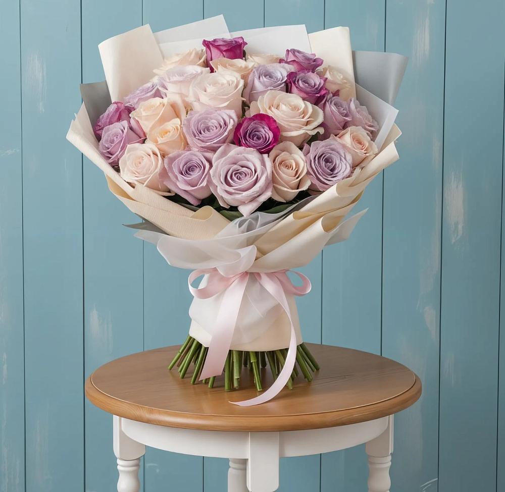 Букет цветов из: Розы в Бегичевский