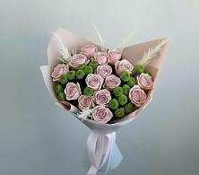 Букет цветов из:  Розы и Хризантемы в Бегичевский