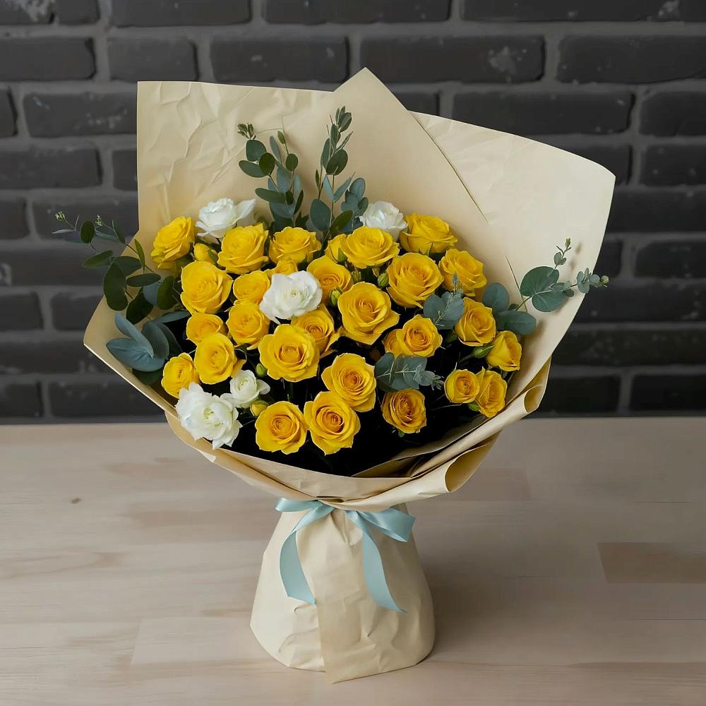 Букет цветов из: Розы в Бегичевский