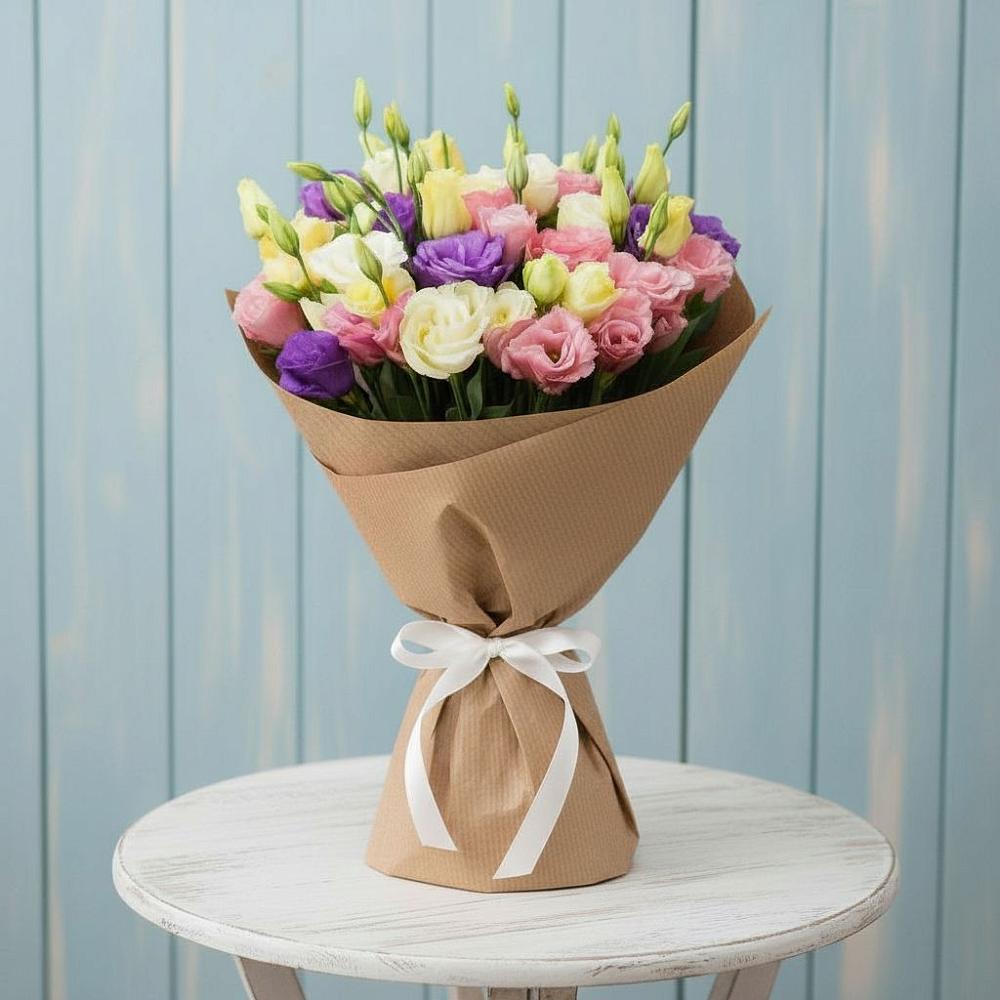 Букет цветов из: Лизиантусы в Бегичевский