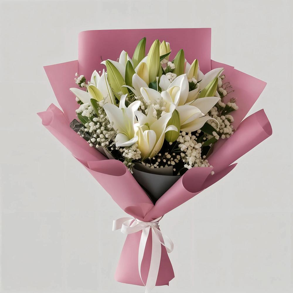 Букет цветов из: Лилии в Бегичевский