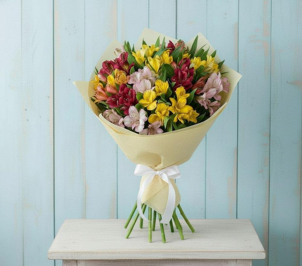 Букет цветов из: Альстромерии в Бегичевский