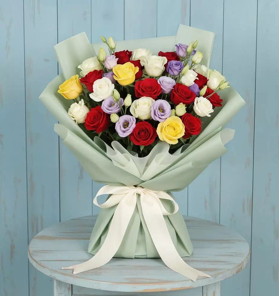 Букет цветов из: Розы в Бегичевский