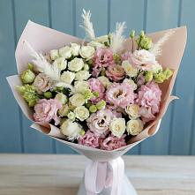 Букет цветов из:  Альстромерии и Розы в Бегичевский