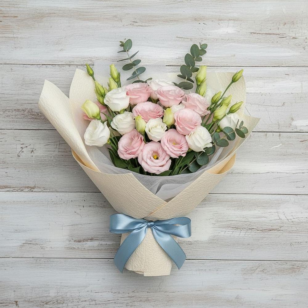 Букет цветов из: Лизиантусы в Бегичевский